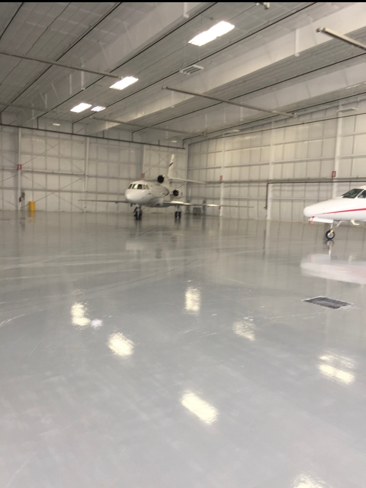 Aircraft Hangar Epoxy